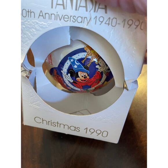 Disney Fantasia 50th Anniversary 1940-1990 Christmas 1990 Ornament NIB - Picture 3 of 6